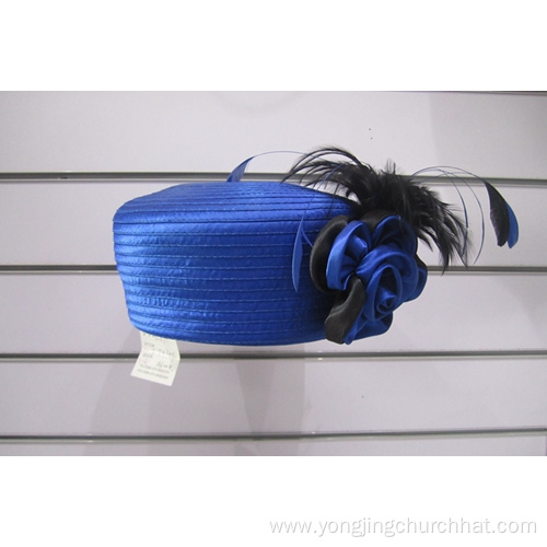 Women's Satin Ribbon Fancy Church Hats